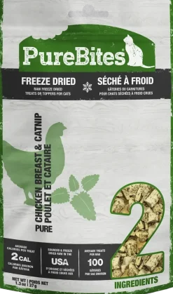 PureBites Chicken Breast & Catnip Freeze-Dried Cat Treats 1.3-oz