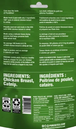 PureBites Chicken Breast & Catnip Freeze-Dried Cat Treats 1.3-oz