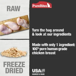 PureBites Chicken Breast Freeze-Dried Cat Treats 2.3-oz