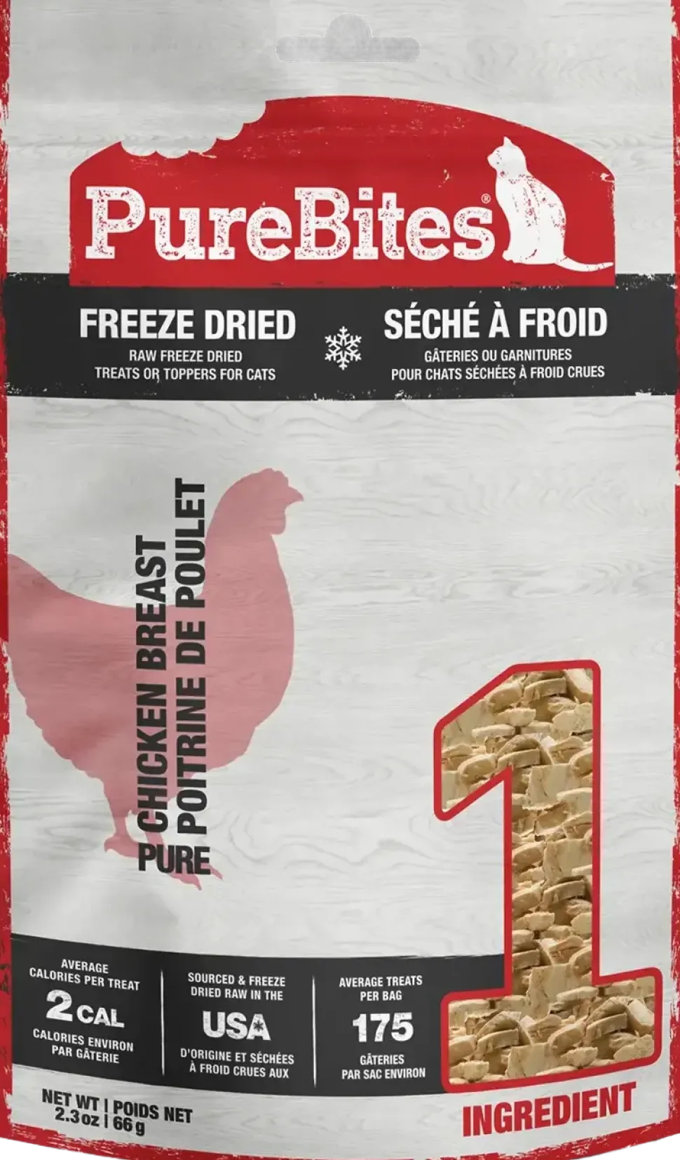PureBites Chicken Breast Freeze-Dried Cat Treats 2.3-oz