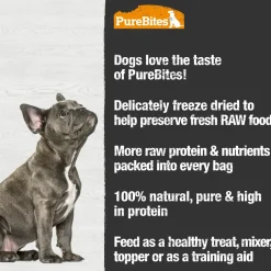 PureBites Duck Liver Freeze Dried Dog Treats 2.6-oz