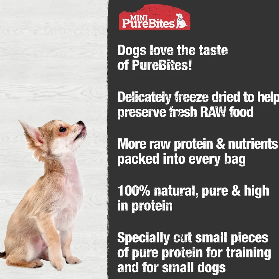 PureBites Mini-Trainers Chicken Breast Freeze-Dried Pure Dog Treats 2.1-oz