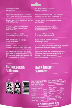 PureBites Salmon Freeze-Dried Pure Dog Treats 9.5-oz