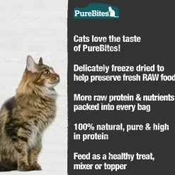 PureBites Wild-Caught Minnow Freeze-Dried Pure Cat Treats 2.3-oz
