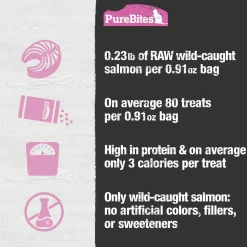 PureBites Wild Pacific Salmon Freeze-Dried Cat Treats 0.92-oz