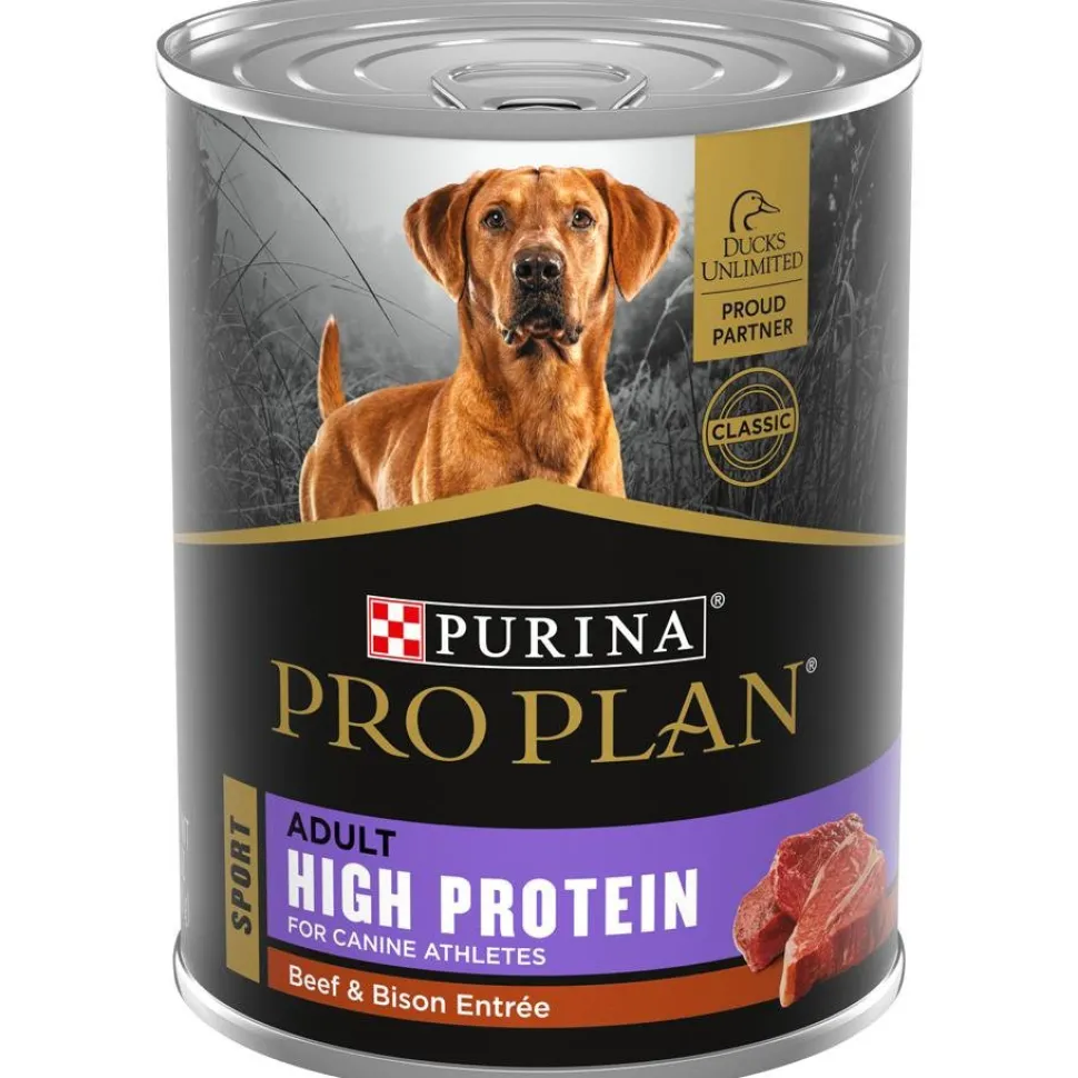 Purina Pro Plan Sport High Protein Beef & Bison Entrée Adult Wet Dog Food 13-oz