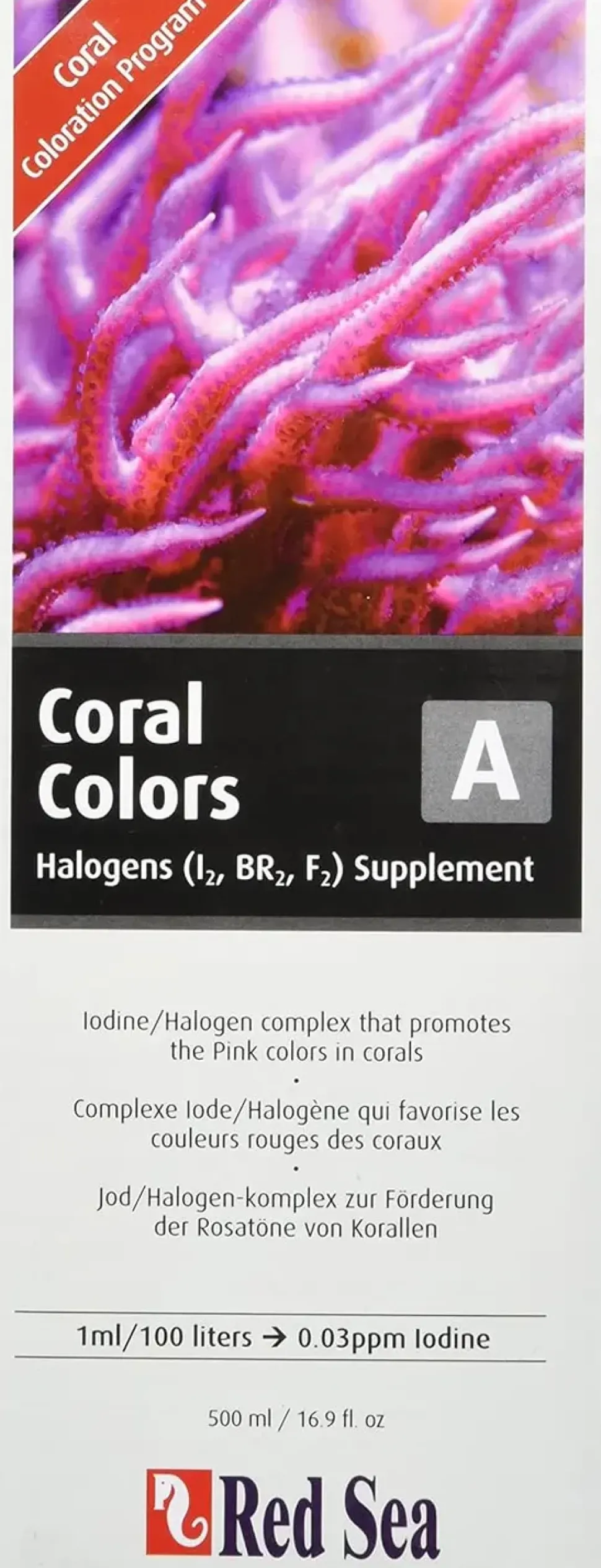 Red Sea RCP Reef Colors A Supplement 16.9-oz