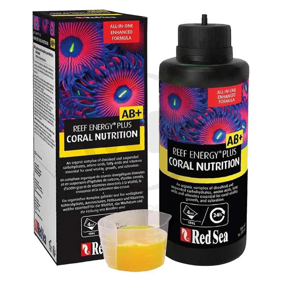 Red Sea Reef Energy Plus AB+ Coral Nutritional Supplement 16.9-oz