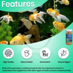 San Francisco Bay Brand Krill Freeze-Dried Fish Food 2-oz