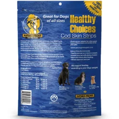 Savory Prime Cod Skin Fish Strips Dog Treats 4-oz