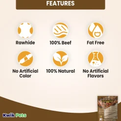 Savory Prime Pressed Rawhide Twist Sticks White 5-in 100 Count