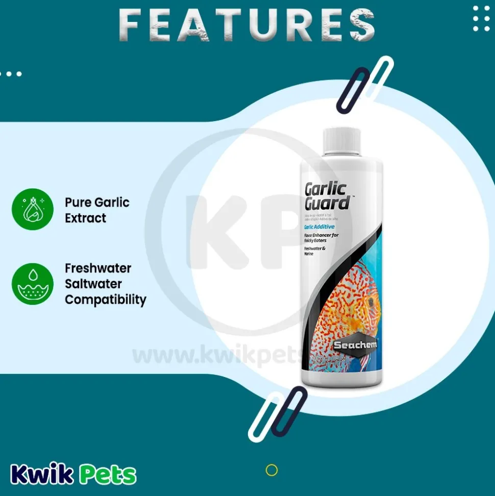 Seachem GarlicGuard Concentrated Garlic Supplement 500 ml