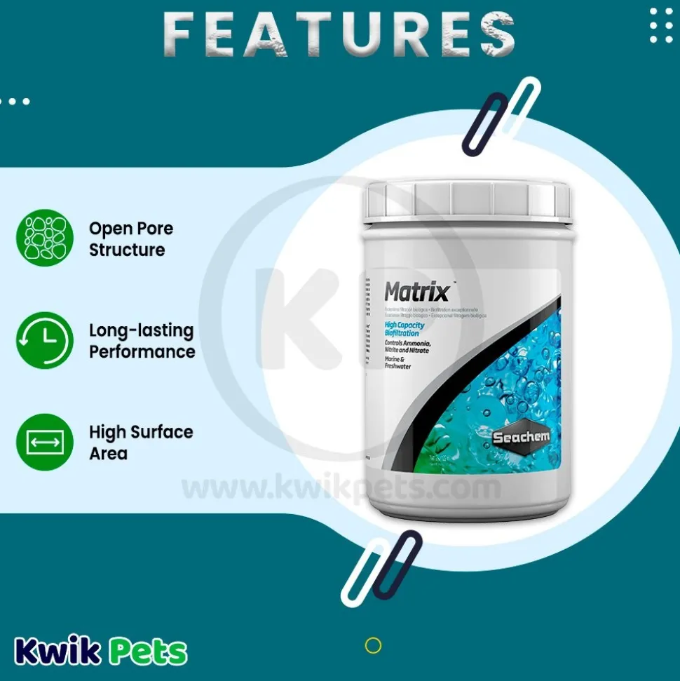 Seachem Matrix Biological Media 2 Liter