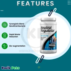 Seachem Neutral Regulator Aquarium Water Treatment 8.8-oz