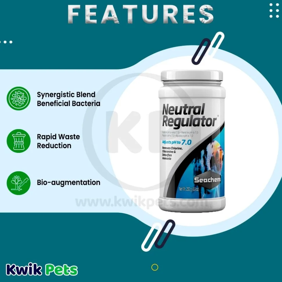 Seachem Neutral Regulator Aquarium Water Treatment 8.8-oz