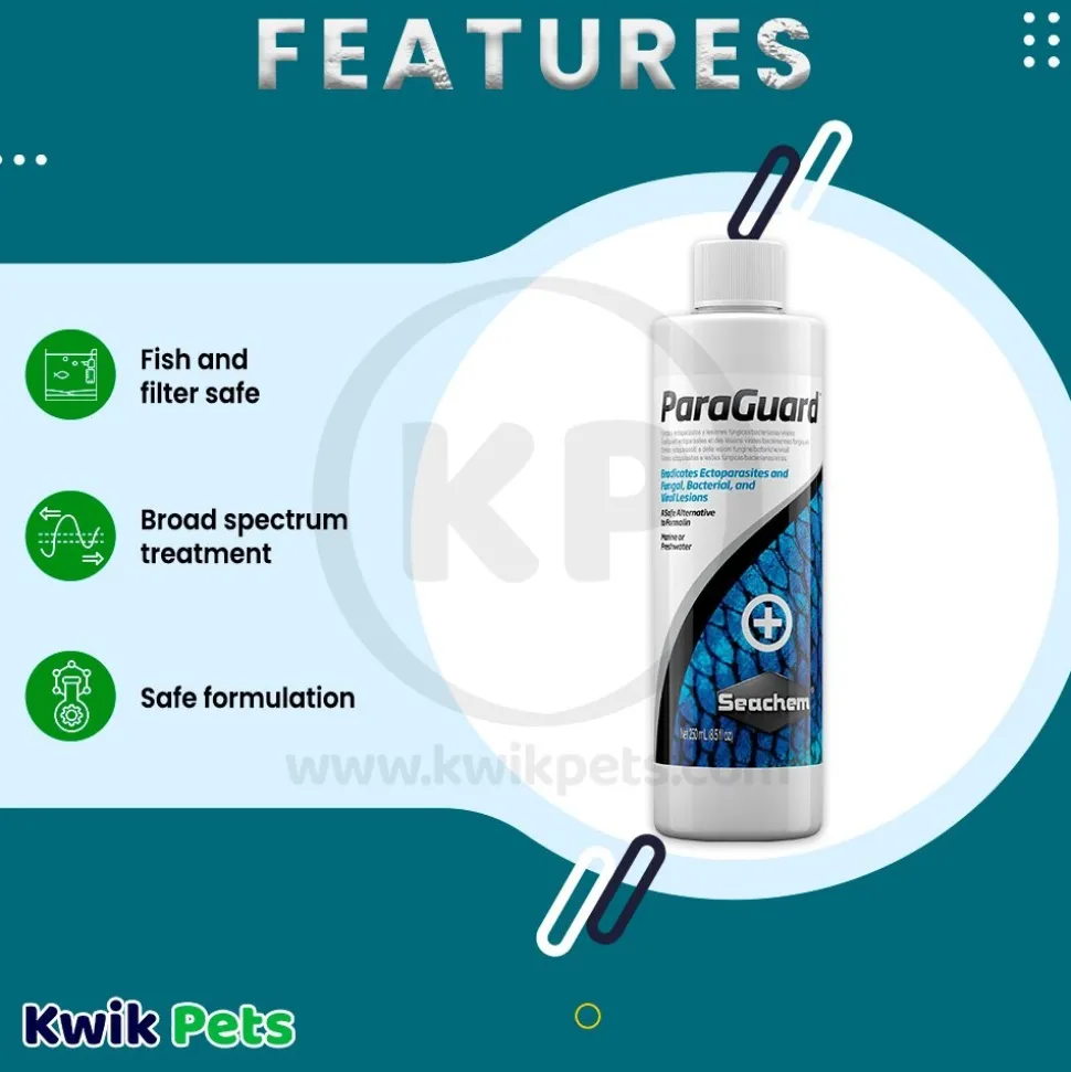 Seachem ParaGuard Aldehyde Parasite Control 8.5-oz