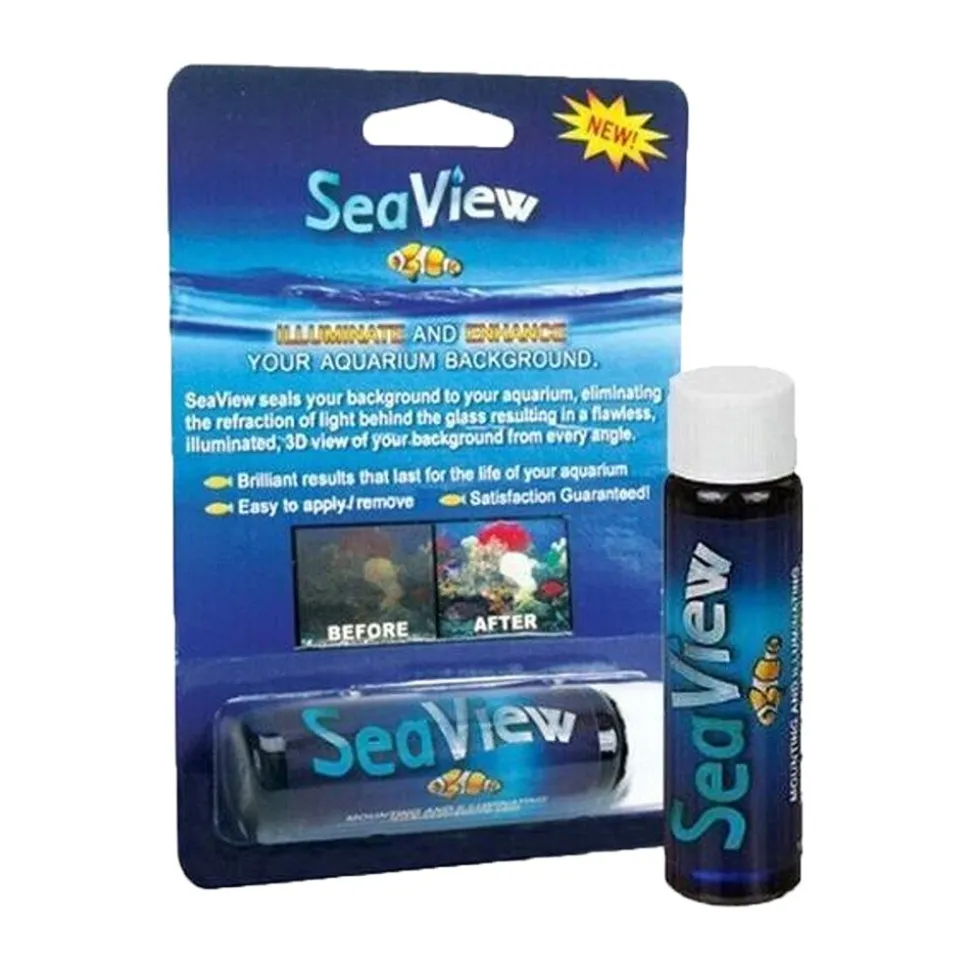 SeaView Aquarium Background Mounting and Illumination Solution 1- oz