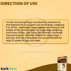 Sentry Worm X Plus 7 Way De-Wormer for Small Dogs 6 Count