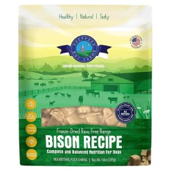 Shepherd Boy Farms Bison Freeze Dried Raw Dog Food 14-oz