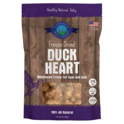 Shepherd Boy Farms Duck Hearts Freeze Dried Dog & Cat Treats 3-oz