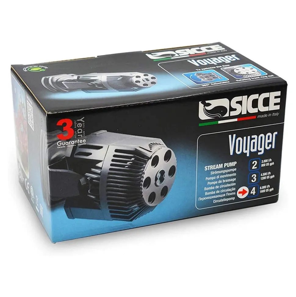 Sicce VOYAGER 4 Stream Pump for Aquarium 1600 GPH