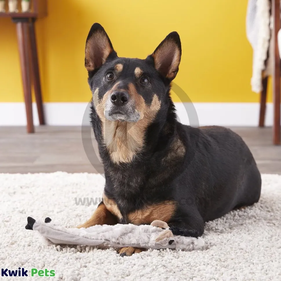 Skinneeez Crinkler Dog Toy Goat 14-in