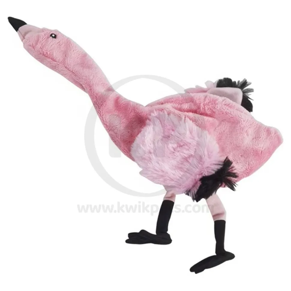 Skinneeez Exotic Series Dog Toy Flamingo Pink Regular