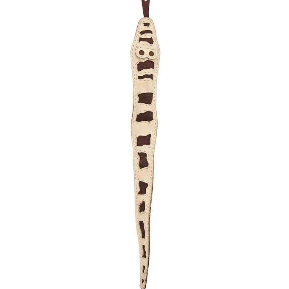 Skinneeez Leather Stuffing-Free Snake Dog Toy 36-in