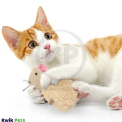 SmartyKat Madcap Mouse Refillable with Catnip Tube Cat Toy Assorted