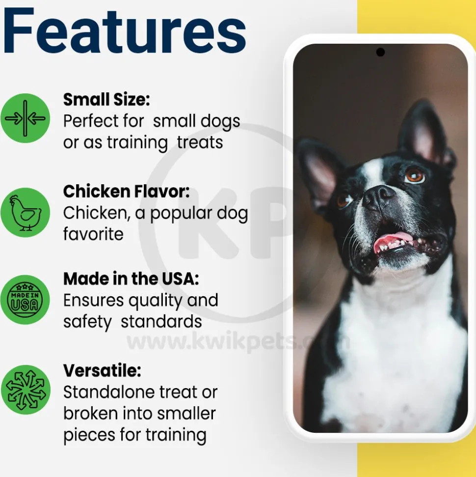 Smokehouse Chicken Chips Dog Treat Small 16-oz