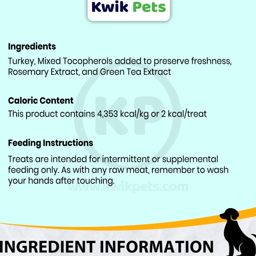 Sojos Simply Turkey Heart Freeze-Dried Dog Treats 4-oz