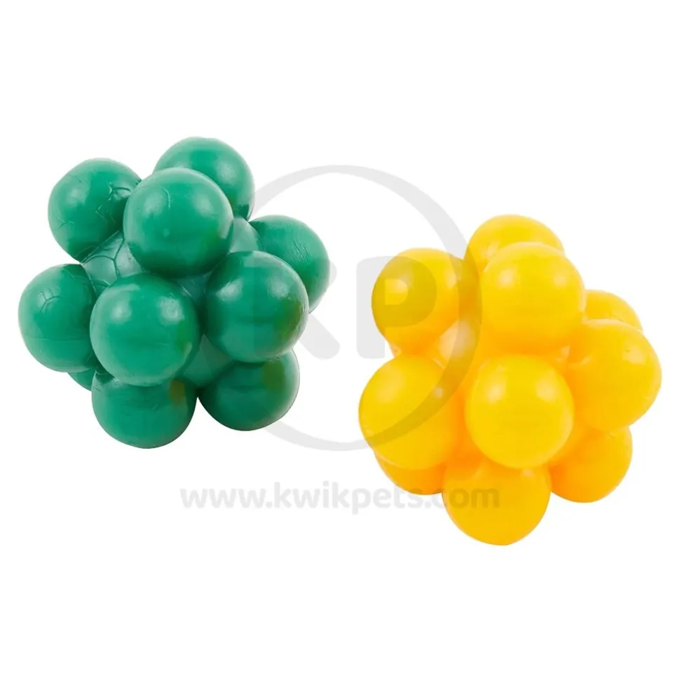 Spot Atomic Rubber Bouncing Ball Cat Toy Assorted 2 Count