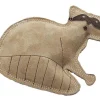 Spot Dura-Fused Leather Raccoon Dog Toy Tan Small