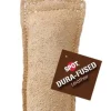 Spot Dura-Fused Leather Retriever Dog Toy Brown & White 15-in