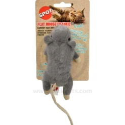 Spot Flat Mouse Frankie Cat Toy with Catnip Assorted 5.5-in