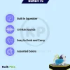 Spot Giggler Plush Dog Toy Hedgehog Assorted 6.5-in