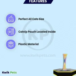 Spot Kitty Fun Tubes Catnip Cat Toy Assorted 3 Count 3.25-in