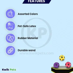 Spot Latex Soccer Ball Dog Toy Assorted 2-in