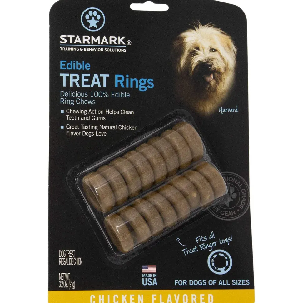 Starmark Edible Dog Treat Rings USA 32-oz