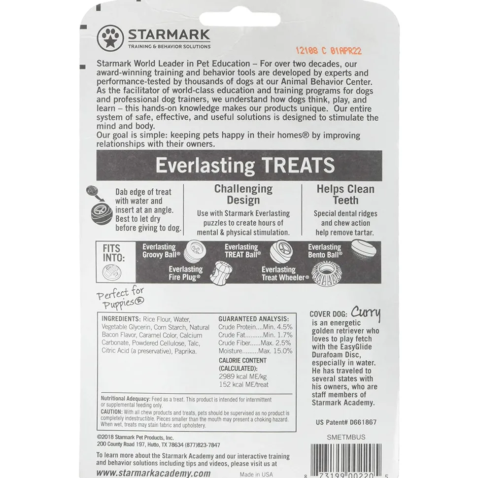 Starmark Everlasting Dog Treat Bacon Medium 3.6-oz