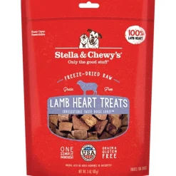 Stella & Chewy's Freeze-Dried Raw Dog Treats Lamb Heart 3-oz
