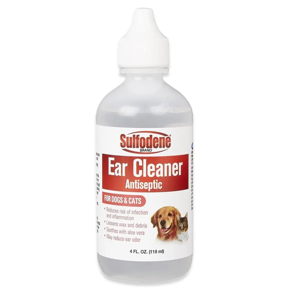 Sulfodene Antiseptic Ear Cleaner for Dogs & Cats 4-oz