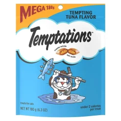 Temptations Classics Crunchy & Soft Adult Cat Treats Tempting Tuna 6.3-oz