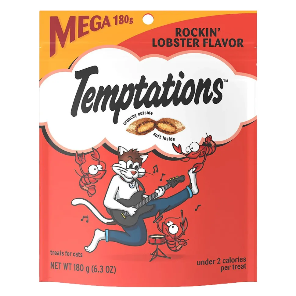 Temptations Classics Crunchy & Soft Adult Cat Treats Rockin' Lobster 6.3-oz