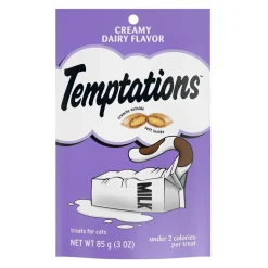 Temptations Classics Crunchy & Soft Adult Cat Treats Creamy Dairy 3-oz