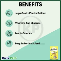 Temptations Jumbo Stuff Soft & Crunchy Cat Treats Tasty Chicken 2.47-oz