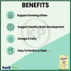 Temptations Kitten Cat Treat Chicken & Dairy 3-oz