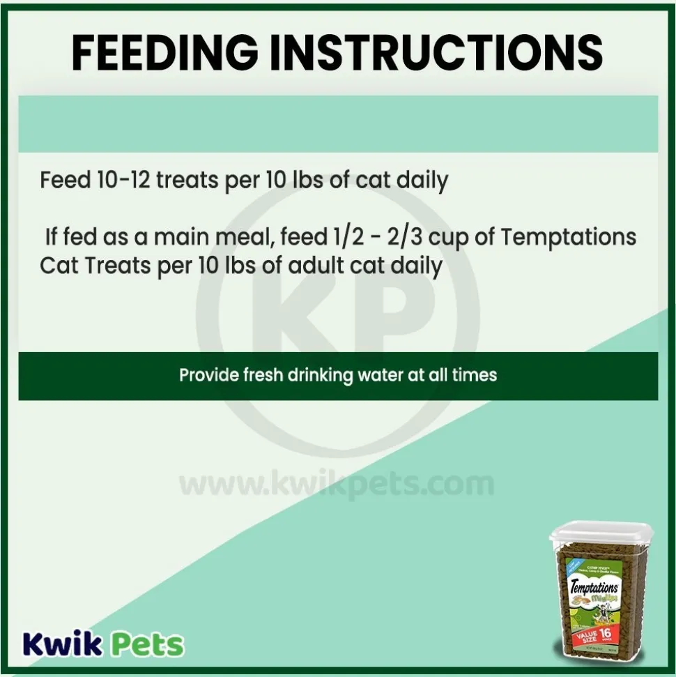Temptations MixUps Catnip Fever Crunchy & Soft Adult Cat Treats 16-oz