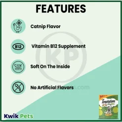 Temptations MixUps Catnip Fever Crunchy & Soft Adult Cat Treats 6.3-oz