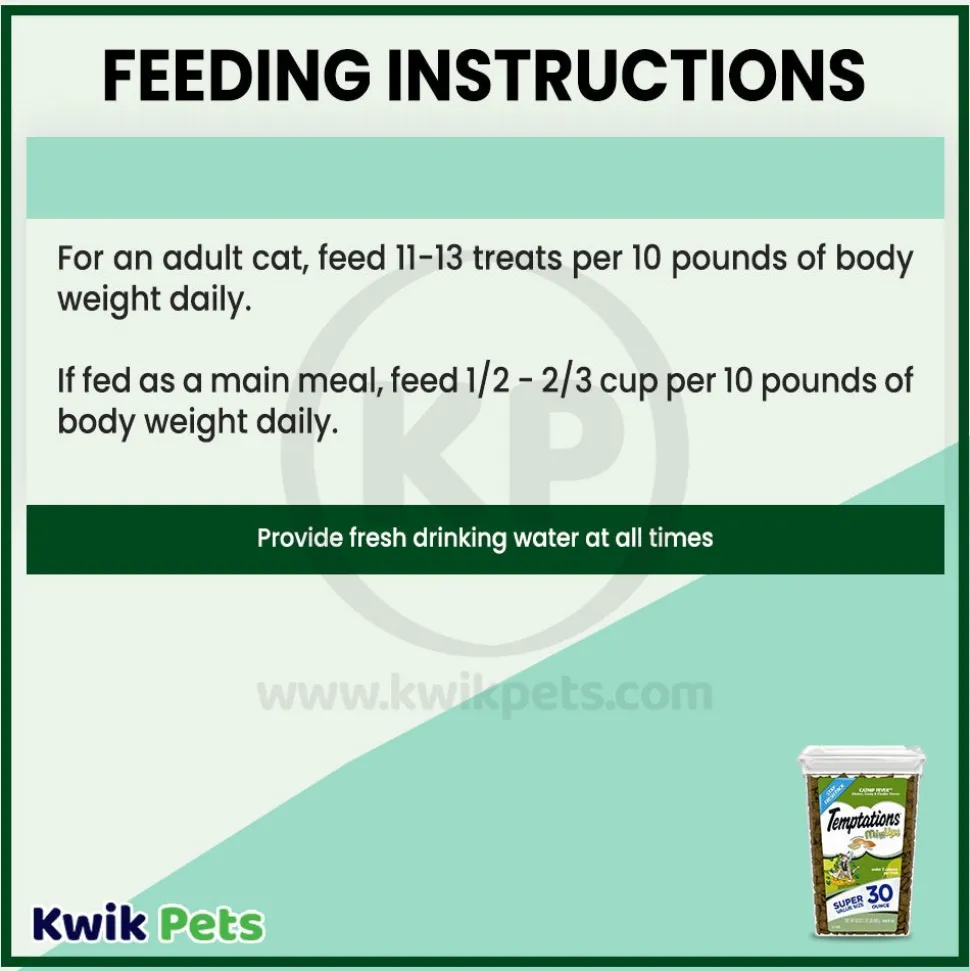 Temptations MixUps Catnip Fever Crunchy & Soft Adult Cat Treats 30-oz